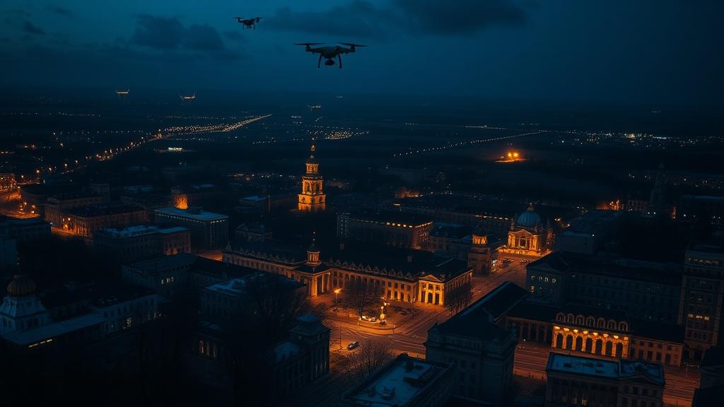 Фиксация активности в воздушном пространстве над Лисками. Лиски, Воронежская область, ПВО, БПЛА, Министерство обороны