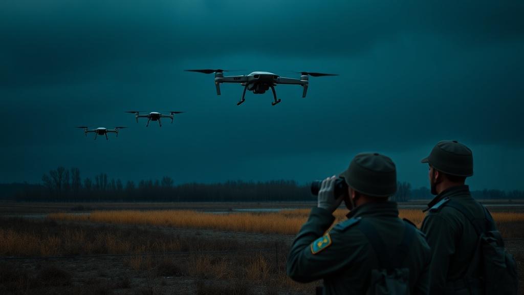Фиксация трех БПЛА в Ольховатском районе Воронежской области. БПЛА, Ольховатский район, Воронежская область, Военное дело, Безопасность