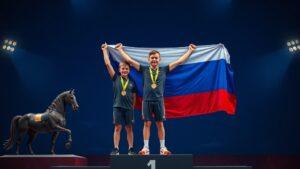 Флаг и гимн возвращаются: российские юниоры снова в игре 🏅🎶. Спорт, Российские юниоры, Флаг и гимн, Водные виды спорта, Конный спорт