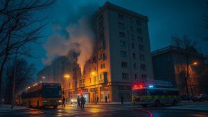 В Москве на Чертановской улице произошло чрезвычайное происшествие: в жилом доме прорвало трубу с горячей водой. В результате инцидента погиб один человек. По предварительным данным, причиной стала техническая неисправность системы отопления. Из подъезда были оперативно эвакуированы 20 человек. На месте работают сотрудники экстренных служб, которые проводят осмотр здания и устраняют последствия аварии. Пострадавшие получили необходимую медицинскую помощь. Отметим, что подобный случай уже происходил в этом доме около двух лет назад. Тогда обошлось без жертв, однако ситуация повторилась, что вызывает вопросы к состоянию коммуникаций в здании. Власти обещают провести тщательное расследование и принять меры для предотвращения подобных инцидентов в будущем.. Чертановская улица, прорыв трубы, ЧП в Москве, эвакуация, ЖКХ