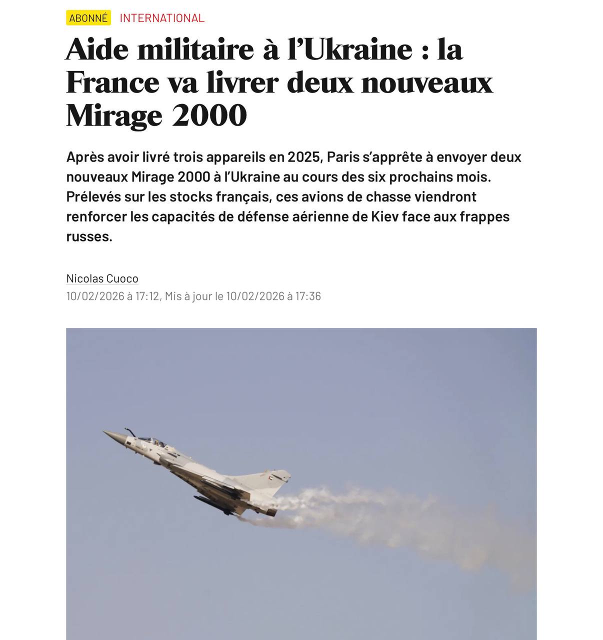 Франция передаст Украине истребители Mirage 2000. Франция, Украина, Mirage 2000, военная помощь, НАТО