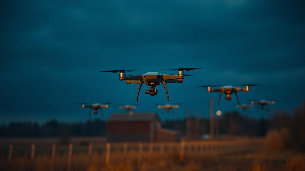 Группа БПЛА зафиксирована в Становлянском районе Липецкой области. БПЛА, Становлянский район, Липецкая область, Министерство обороны, разведка