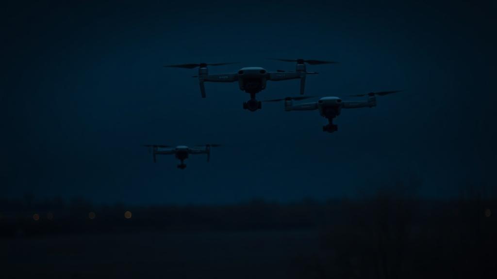 Группа БПЛА зафиксирована в Становлянском районе Липецкой области. БПЛА, Становлянский район, Липецкая область, Министерство обороны, разведка