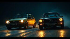 ИИ переосмысливает «Форсаж»: Брайн на Матизе, Доминик на Ладе 🚗. ИИ, Форсаж, TikTok, Матиз, Лада