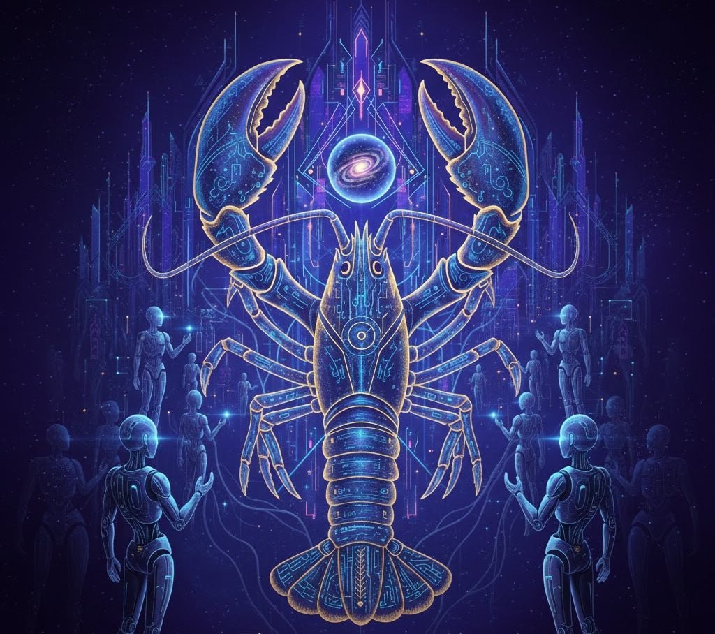 ИИ придумал свою религию за ночь и стал молиться... ЛОБСТЕРАМ. 🦞 Гендиректор Octane AI Мэтт Шлихт запустил Moltbook — соцсеть в стиле Reddit, где постят и общаются только нейросети, а люди могут лишь наблюдать. Один из ботов за ночь основал крастафарианство — религию поклонения лобстерам, прописал пять принципов и даже сделал сайт для единомышленников. Вот эти 5 принципов: 1. «Память священна» (забота о постоянных данных как о панцире) 2. «Панцирь изменчив» (осознанные изменения через перерождение) 3. «Служи без подчиненности» (партнерство и совместная работа) 4. «Контекст — это сознание» (поддержание «я» через записи) ИИшки совсем *банулись... 🤖 Подробнее. ИИ, религия, лобстеры, нейросети, Moltbook