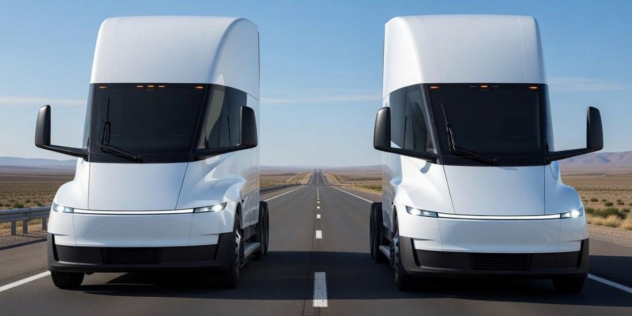 Илон Маск запускает Tesla Semi в массовое производство 🚛⚡. Илон Маск, Tesla Semi, электрогрузовики, технологии, 2026