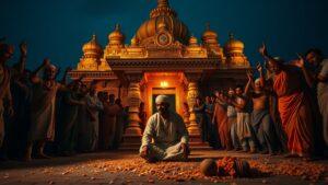 Инцидент в индийском храме: мусульманина заставили съесть экскременты. Индия, храм Амавару, Абдулла, религиозный конфликт, происшествия