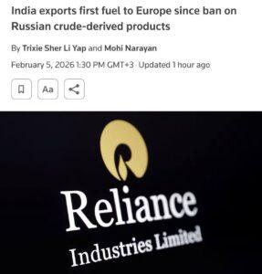 Индия впервые экспортировала авиационное топливо в Европу. Индия, Европа, Reliance Industries, авиационное топливо, санкции