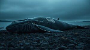На Камчатке обнаружен выброшенный на берег кит. Камчатка, кит, экология, происшествия, морские обитатели