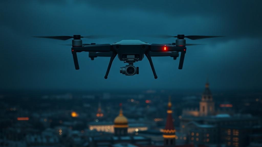 В Курске сбит беспилотный летательный аппарат. Курск, БПЛА, ПВО, Минобороны, Беспилотники