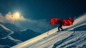 Линдси Вонн: лыжи, флаг и вертолёт 🏔️🚁. Линдси Вонн, Олимпиада, травма, горнолыжный спорт, вертолёт