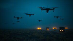 Массовый запуск БПЛА зафиксирован на приграничных территориях. БПЛА, приграничье, Минобороны, безопасность, дроны