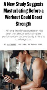 Мастурбация перед тренировкой: новый лайфхак для спортсменов 🏋️‍♂️💪. спорт, тестостерон, мастурбация, тренировки, исследования