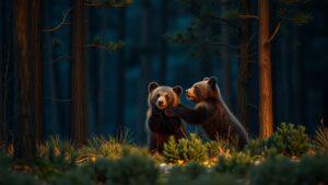 Медвежата в Хинганском заповеднике повторили шедевр Шишкина 🐻🎨. Хинганский заповедник, Медвежата, Шишкин, Амурская область, Природа