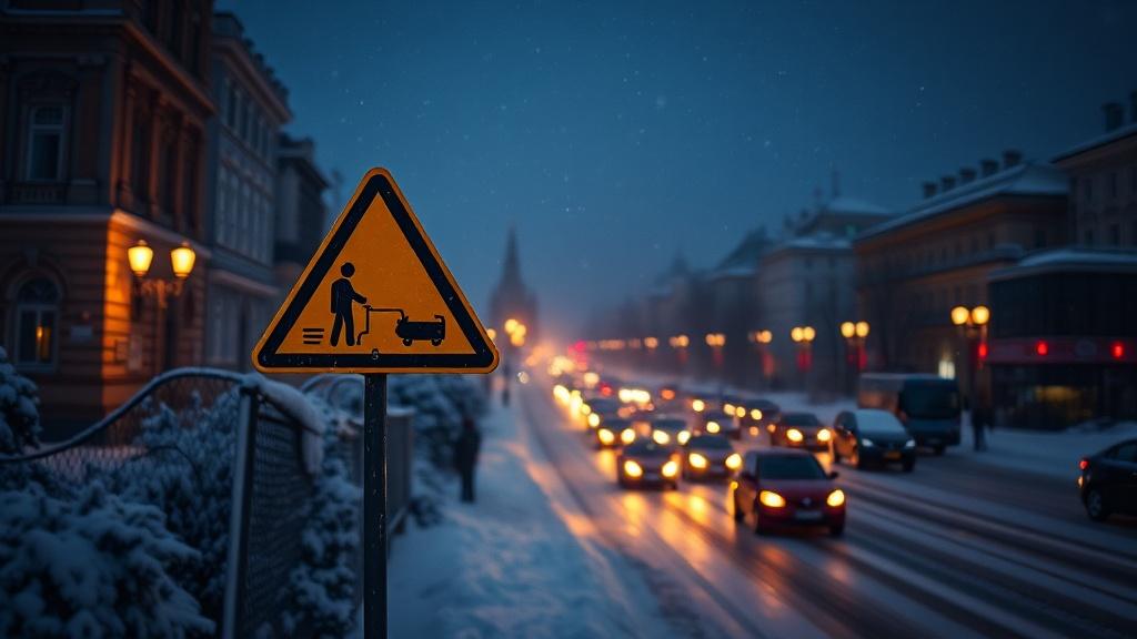 Москва в снежном плену: жёлтый уровень опасности ⚠️. Москва, Погода, Снегопад, Гидрометцентр, Транспорт