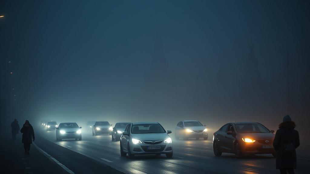 Москва в тумане: МЧС предупреждает. Москва, Туман, МЧС, Безопасность, Дороги