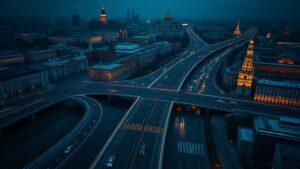 Москва встала: временное закрытие движения на ключевых магистралях 🚧. Москва, Транспорт, Новоарбатский мост, Смоленская набережная, Боровицкая площадь