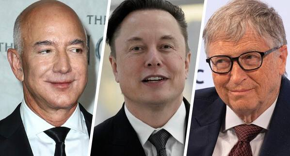 Маск, Безос, Гейтс: кто круче? 🚀. Илон Маск, Джефф Безос, Билл Гейтс, Forbes, инновации