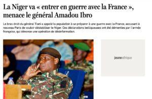 Нигер объявил о вступлении в состояние войны с Францией. Нигер, Франция, война, геополитика, Западная Африка