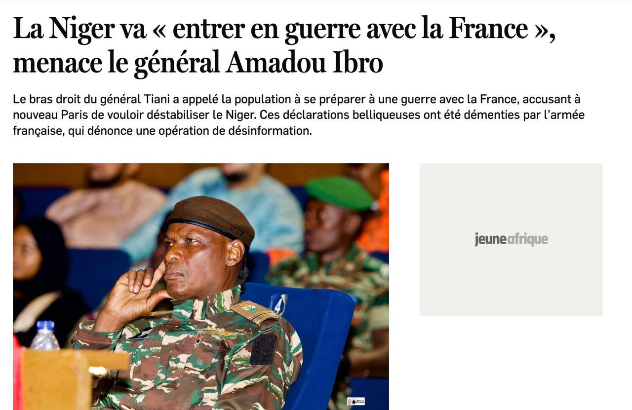 Нигер объявил о вступлении в состояние войны с Францией. Нигер, Франция, война, геополитика, Западная Африка