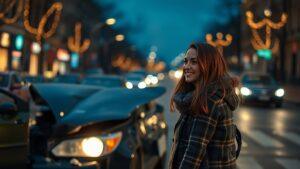 В Нижнем Новгороде участница ДТП сохранила позитивный настрой. ДТП, Нижний Новгород, позитивный настрой, ГИБДД, социальные сети