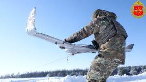 Обучение операторов дронов на полигоне Московского военного округа. Московский военный округ, БПЛА, операторы дронов, войска беспилотных систем, группировка войск «Запад»