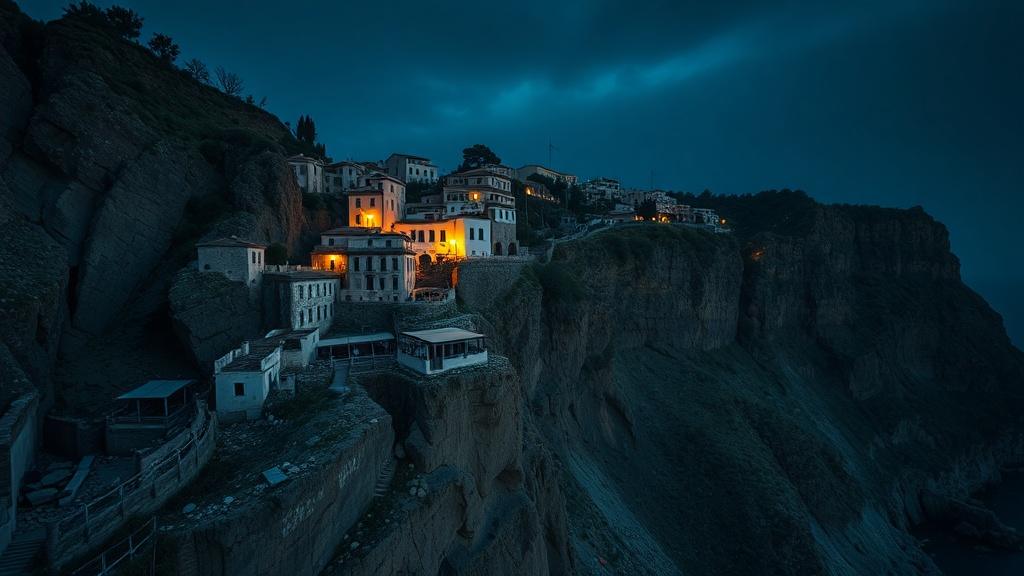 Оползень в Нишеми: сотни домов на краю пропасти. Сицилия, Нишеми, оползень, эвакуация, стихийное бедствие