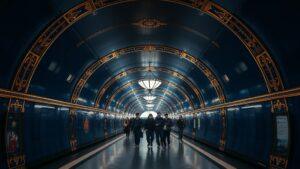 Новый подземный переход на станции метро «Вавиловская» заработал на полную мощность. Это дополнительный выход из южного вестибюля, который упрощает доступ к метро для тех, кто идёт по чётной стороне Ленинского проспекта. 🚇 Теперь не нужно петлять через дорогу или ждать зелёного света на светофоре. Просто спустился в переход — и ты уже на пути к метро. Удобно? Ещё бы! 💨 Что это значит для москвичей? Экономия времени, комфорт и безопасность. Особенно актуально для тех, кто живёт или работает в этом районе. Собянин молодец, конечно, но лучше бы ещё пару таких переходов добавили в других местах. 😏 Так что, если вы ещё не успели оценить новый переход, самое время это сделать. И да, не забудьте поблагодарить городские власти за очередной шаг к комфортной Москве. 🙌. Москва, Метро, Вавиловская, Транспорт, Собянин