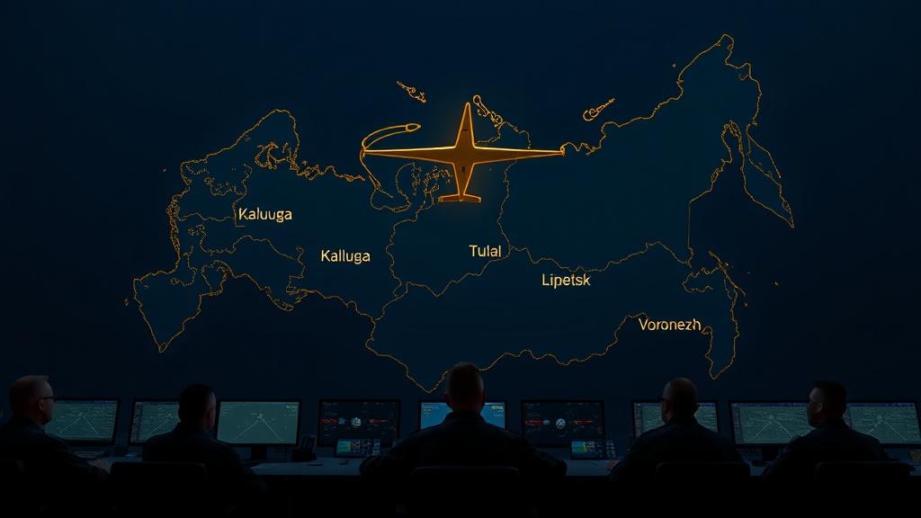 Отбой опасности по БПЛА в пяти областях Центральной России. БПЛА, ПВО, Калужская область, Орловская область, Тульская область