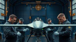 Подготовка боевых и разведывательных БПЛА в войсках БПС. БПЛА, войска БПС, группировка «Центр», 1435-й мотострелковый полк, беспилотные системы