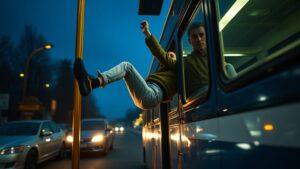 Подросток избежал гибели в Новосибирске. Новосибирск, зацепинг, происшествия, подростки, безопасность