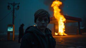 Подросток поджег заправку в Подмосковье под давлением неизвестных. Подмосковье, Поджог, Подросток, Преступление, МВД