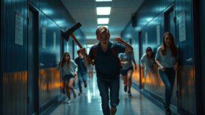 Подросток с топором напал на школьников в Кульсары. Кульсары, школа, нападение, подросток, топор