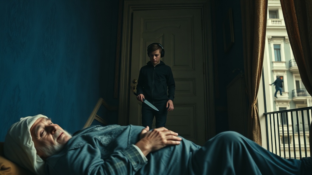 В подмосковном Пушкино произошло трагическое происшествие, в ходе которого 17-летний подросток совершил нападение на пожилую пару по указанию телефонных мошенников. Согласно данным следствия, подросток получил указание убить пенсионеров, украсть их сбережения и перевести деньги кураторам. Он затаился на лестнице около квартиры жертв и нанёс несколько ударов ножом, когда те вышли. 75-летняя женщина скончалась на месте, а её 77-летний муж остался жив. В момент преступления подросток находился на связи с мошенниками через беспроводные наушники, которые диктовали ему каждое действие. После ограбления квартиры аферисты приказали ему перелезть на соседний балкон, однако он сорвался и упал с высоты 10-го этажа. Местные жители вызвали скорую помощь, и подросток был госпитализирован. После спасения он был арестован. Сейчас ему грозит до 10 лет лишения свободы. Следствие продолжает расследование обстоятельств преступления.. Пушкино, подросток, мошенничество, нападение, пенсионеры