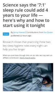 Сон — это не просто отдых, а ключ к долголетию. Учёные выяснили, что соблюдение режима сна важнее его продолжительности. Те, кто ложится спать в одно и то же время, снижают риск ранней смерти на 31%, даже если спят всего 4-6 часов. Как работает правило «7:1»? Выберите временное окно в час (например, 23:00-00:00) и ложитесь спать только в него минимум 5 раз в неделю. Даже если спите всего 4-6 часов, это лучше, чем хаотичный график. Почему это важно? Сбитый режим сна приводит к гормональному сбою, который разрушает организм сильнее, чем недосып. Налаженный график подавляет гормон голода, уменьшает вечерние переедания и улучшает иммунитет. Бонусы: память становится чётче, реакция улучшается на 12%, а всё это — без таблеток и допинга. Самое время наладить режим и начать жить дольше. 💤 Сон — это инвестиция в здоровье. Не упустите шанс.. здоровье, сон, долголетие, режим сна, исследования