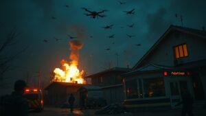 Силы ПВО отразили масштабную атаку БПЛА на Севастополь. Севастополь, ПВО, БПЛА, Михаил Развожаев, Черноморский флот