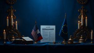 США и Европейский Союз продолжают усиливать давление на Россию, готовя новые пакеты санкций. По данным Bloomberg, американские власти уже разработали ограничительные меры, но пока не вводят их в действие. Источники агентства, пожелавшие остаться анонимными, отметили, что наблюдают за мирными переговорами с растущим скептицизмом. Европейский Союз, в свою очередь, подготовил уже 20-й по счету пакет санкций против России. Как сообщает Politico, его принятие задерживается, хотя Еврокомиссия может утвердить его "в любой день". Дипломаты ЕС подтвердили, что работа над новыми ограничениями продолжается, несмотря на текущую геополитическую ситуацию. Эти шаги свидетельствуют о продолжающемся напряжении между Западом и Россией, несмотря на попытки диалога. Ожидается, что новые санкции могут быть направлены на ключевые секторы российской экономики, включая энергетику и финансы.. США, ЕС, Россия, Санкции, Геополитика