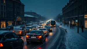 Ростов-на-Дону оказался в снежном плену. Город и область буксуют в буквальном смысле: машины не едут, транспорт ходит с перебоями, а пробки на улицах не рассасываются даже к ночи. 🚗❄️ Что происходит? Снегопад, который начался утром, быстро превратил дороги в каток. Водители жалуются на отсутствие снегоуборочной техники, а пешеходы — на гололед. Общественный транспорт работает с задержками, а некоторые маршруты и вовсе отменены. Реакция властей: С 3 февраля школы и детские сады перейдут на режим свободного посещения. Родители могут сами решать, отправлять ли детей на занятия. 🏫 Совет: Если вы не уверены в своих водительских навыках, лучше остаться дома. Или запаситесь терпением — пробки обещают быть эпичными. 🚦 Итог: Ростов-на-Дону привык к теплу, но снегопад напомнил, что зима еще не закончилась. Город пытается справиться, но пока без особого успеха.. Ростов-на-Дону, снегопад, транспорт, пробки, школы