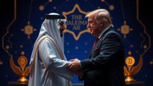 Шейх Тахнун инвестировал в криптовалютную компанию Трампа. Шейх Тахнун, Трамп, Криптовалюта, ОАЭ, Искусственный интеллект