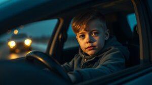 Шестилетний ребёнок сел за руль автомобиля отца и попал в ДТП в Туве. Тува, ДТП, дети, безопасность, МВД