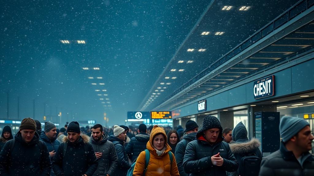 Снегопад в Москве: аэропорты встали, пассажиры нервничают ❄️✈️. Москва, снегопад, аэропорты, задержки рейсов, туризм