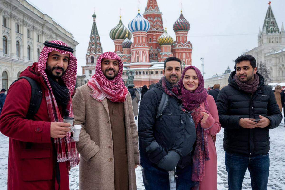Зимняя Россия — новый тренд среди арабских туристов 🏔️❄️ Въездной турпоток в Россию за зимний сезон увеличился на 5-10%, и главными героями этой истории стали жители Омана, Кувейта, Саудовской Аравии и Бахрейна. Для них зимняя Россия — это не просто холод, а настоящая экзотика. Представьте: человек, привыкший к +40°C, вдруг оказывается в снежной сказке с морозом и горячим чаем из самовара. 🫖 «Россия — это как Марс, только ближе», — вероятно, думают туристы, фотографируясь на фоне заснеженного Кремля. Кстати, Москва и Санкт-Петербург стали главными точками притяжения, но и регионы не остаются в стороне. Казань, Сочи и даже Сибирь начинают привлекать внимание. Кремль, конечно, рад такому вниманию, ведь туризм — это не только культурный обмен, но и экономический вклад. Так что, если увидите на Красной площади человека в теплой шубе и с арабским акцентом, не удивляйтесь — это новый тренд. 🌍❄️. Туризм, Россия, Арабские страны, Зимний сезон, Москва