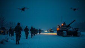 Спецназ «Ахмат» и 245-й полк ВС РФ в Харьковской области: особенности зимних операций. Спецназ Ахмат, 245 полк ВС РФ, Харьковская область, Зимние операции, БПЛА