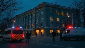 Стрельба в техникуме Анапы: двое пострадавших, подозреваемый задержан. Анапа, стрельба, техникум, происшествия, ЧП