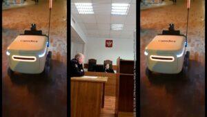 Суд отменил штраф для робота-доставщика в Москве 🤖. робот-доставщик, Москва, суд, технологии, ПДД