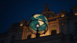 Столетний глобус на здании Центрального телеграфа в Москве снова вращается. Это не просто декорация, а символ эпохи. Здание, построенное в 1927 году по проекту инженера-архитектора Ивана Рерберга, всегда было украшением Тверской улицы. Глобус перестал вращаться в 1960-70-х годах, и долгое время оставался статичным элементом архитектуры. Теперь, после реставрации, он снова ожил. Это не просто восстановление детали, а возвращение части истории Москвы. Почему это важно? Потому что такие детали делают город живым. Они напоминают нам о прошлом, но при этом остаются частью настоящего. 🕰️ Кстати, если будете рядом с Тверской, обязательно посмотрите на этот глобус. Он того стоит.. Москва, Центральный телеграф, Глобус, История, Рерберг