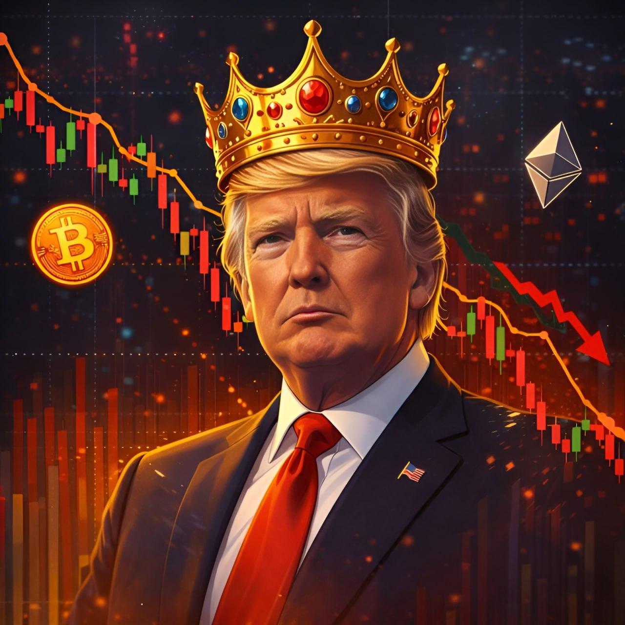 Трамп провозгласил себя лидером криптоиндустрии. Дональд Трамп, криптовалюты, рыночная капитализация, экономика, США