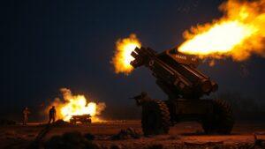 Уничтожение позиций ВСУ в Харьковской области. Харьковская область, РСЗО Град, ВСУ, Специальная военная операция, Минобороны РФ