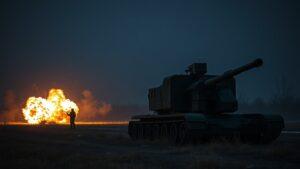 Уничтожение пунктов управления БПЛА в Купянском районе. Купянский район, БПЛА, Мста-С, СВО, Харьковская область