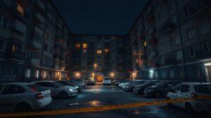 Неизвестный разрисовал автомобили во дворе жилого комплекса в Москве. Москва, Происшествия, Автомобили, Жилой комплекс, Перформанс